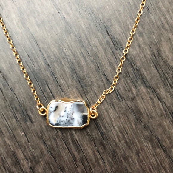 Jewelry - Dendrite Opal 14k gold filled Necklace